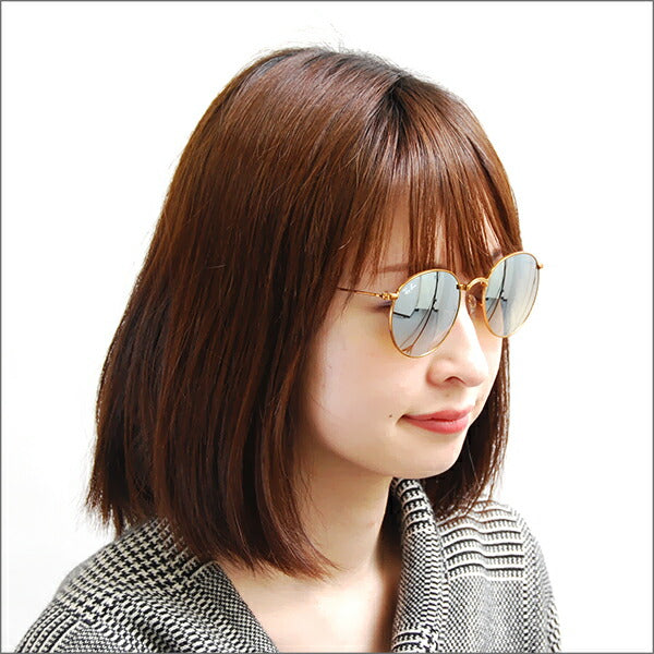 【オsusuメ価格】reiban サngurasu RB3532 198/9U 53 Ray-Ban reyban 纯正 renzu対応 伊达メガネ 眼镜 ラウンド ROUND FOLDING 折りたたみ