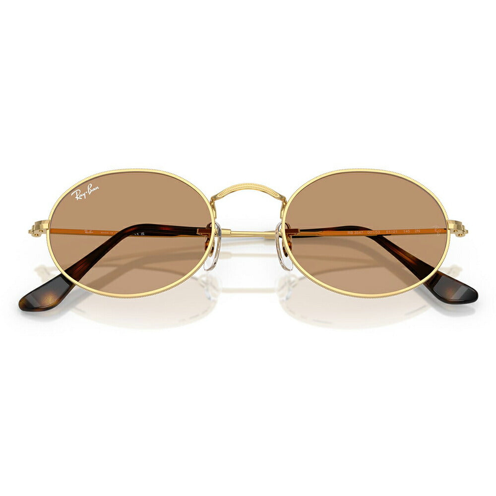 【正規品販売店】レイバン サングラス RB3547 001/53 51 Ray-Ban レイバン純正レンズ対応 オーバル メタル