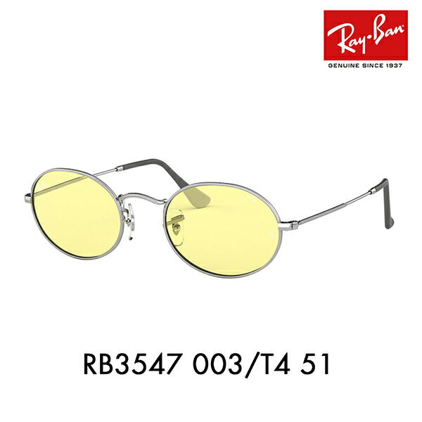 [Recommended Price] Ray-Ban Sunglasses RB3547 003/T4 51 Ray-Ban Compatible with Ray-Ban Genuine Lenses Oval Metal Photochromic EVOLVE LENS Fashion Glasses Eyeglasses 