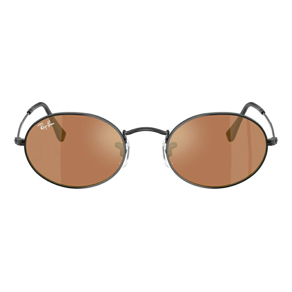 【正規品販売店】レイバン サングラス RB3547N 002/40 51 Ray-Ban オーバルフラットレンズ アイコン OVAL FLAT LENSES ICONS ミラーレンズ
