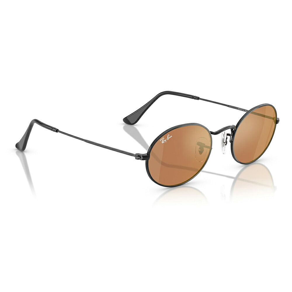 【正規品販売店】レイバン サングラス RB3547N 002/40 51 Ray-Ban オーバルフラットレンズ アイコン OVAL FLAT LENSES ICONS ミラーレンズ