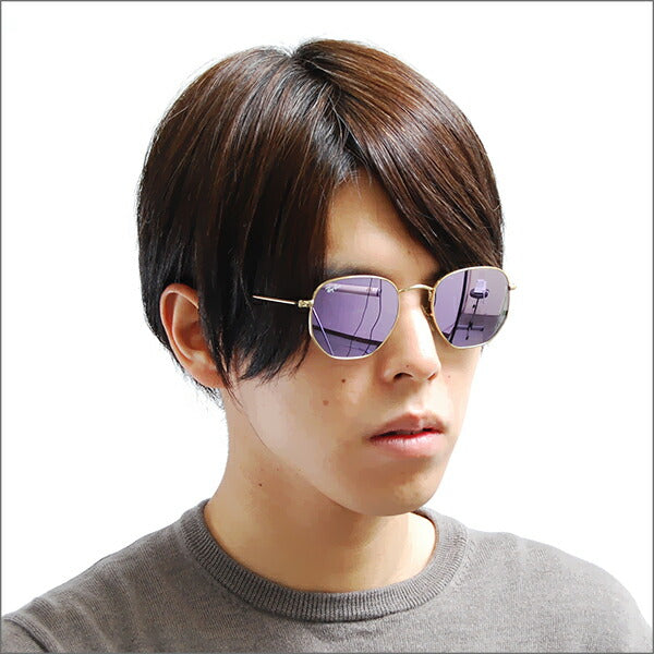 【オsusume価格】reiban sangurasu RB3548N 001/8O 51 Ray-Ban HEXAGONAL キキサゴナル FLATLENS furattorenzu ラウndo 