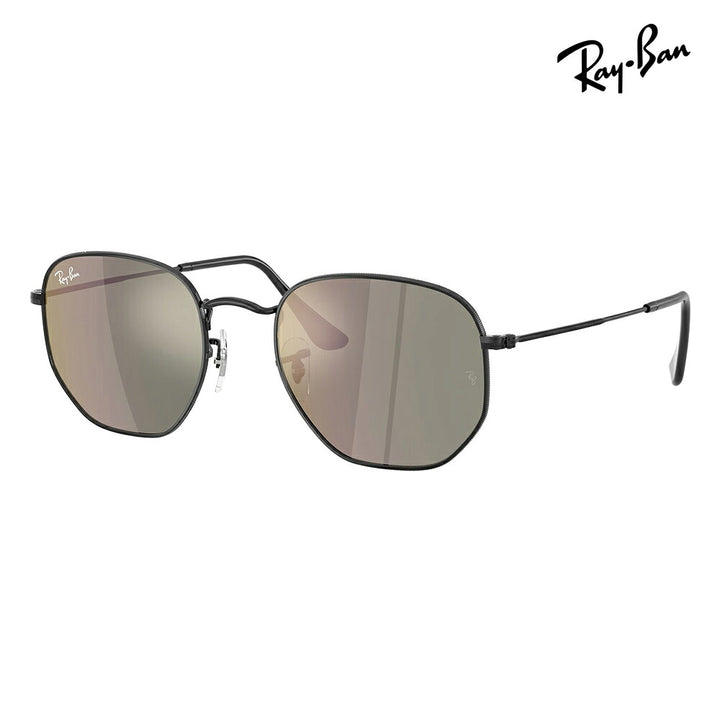 【正規品販売店】レイバン サングラス RB3548N 002/39 51 54 Ray-Ban HEXAGONAL ヘキサゴナル メタル ラウンド クラシック フラットレンズ ミラーレンズ