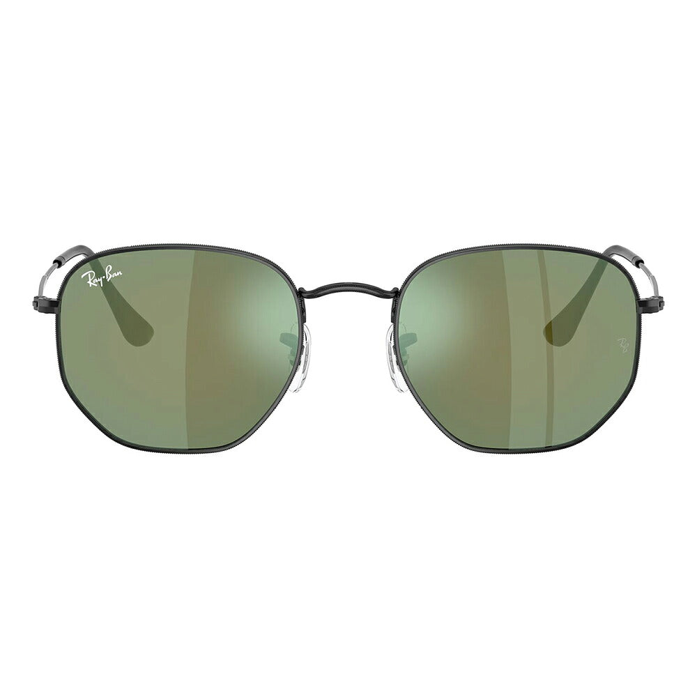 【正規品販売店】レイバン サングラス RB3548N 002/68 51 54 Ray-Ban HEXAGONAL ヘキサゴナル メタル ラウンド クラシック フラットレンズ ミラーレンズ
