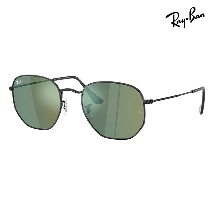 【正規品販売店】レイバン サングラス RB3548N 002/68 51 54 Ray-Ban HEXAGONAL ヘキサゴナル メタル ラウンド クラシック フラットレンズ ミラーレンズ