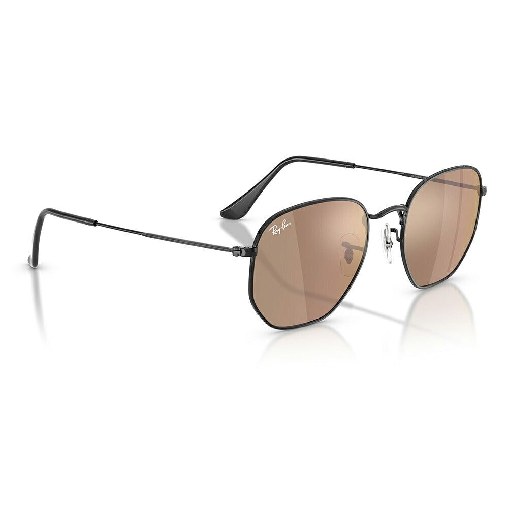【正規品販売店】レイバン サングラス RB3548N 002/93 51 54 Ray-Ban HEXAGONAL ヘキサゴナル メタル ラウンド クラシック フラットレンズ ミラーレンズ