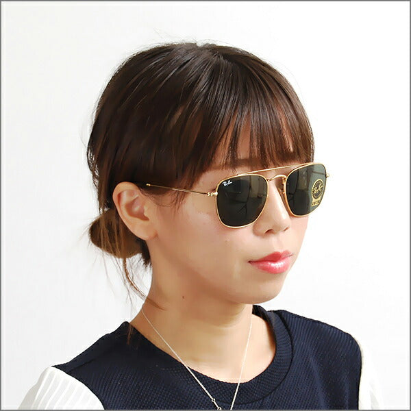 【オsusuメ価格】reiban サngugurasu RB3557 001 54 Ray-Ban reyban 纯正 renzu対応 ダブルブritジ メタル sukuエa 伊达メガネ 眼镜