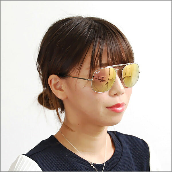 【オsusume価格】reiban sangurasu RB3561 003/7O 57 Ray-Ban reyban 纯正renzu対応 THE GENERAL ザ ジェネラル ICONS aikonzu AVIATORビエーターミラー