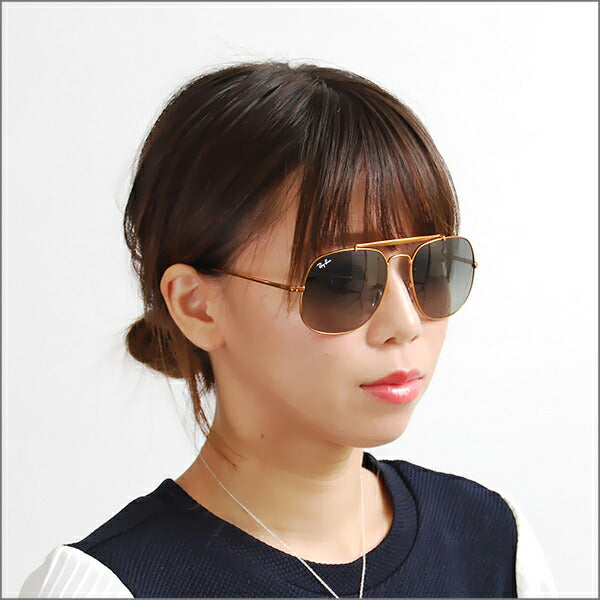 【オsusume価格】reiban sangurasu RB3561 197/71 57 Ray-Ban reyban 纯正renzu対応 THE GENERAL ザ ジェネラル ICONS aikonzu AVIATORビエーター