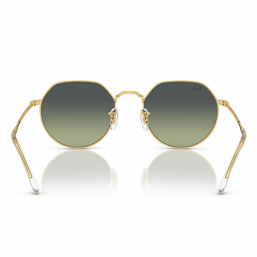 [Authorized Retailer] Ray-Ban Sunglasses RB3565 001/BH 51 53 55 Ray-Ban Compatible with Ray-Ban Genuine Lenses JACK Round Hexagonal Fashion Glasses Eyeglasses 