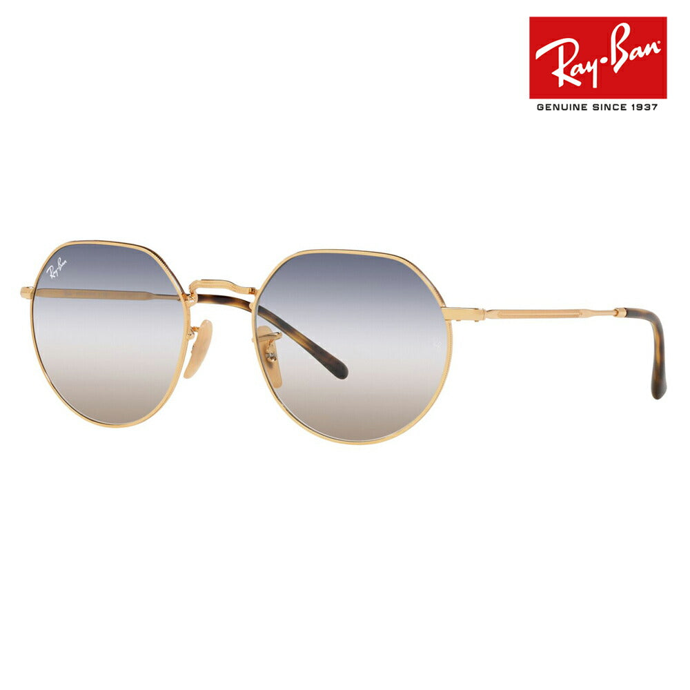 [Authorized Retailer] Ray-Ban Sunglasses Blaze RB3565 001/GD 51 53 Ray-Ban Ray-Ban Genuine Lenses Compatible JACK Round Hexagonal Fashion Glasses Eyeglasses 