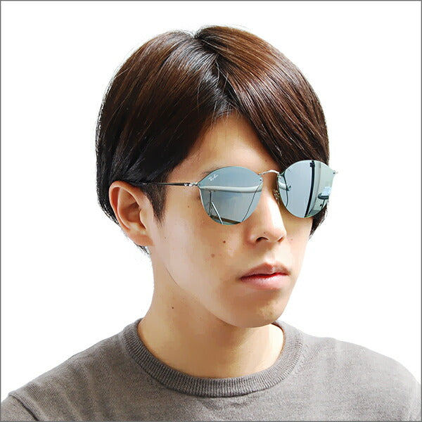 【オsusume価格】reiban sangurasu bureizu RB3574N 003/30 59 Ray-Ban ラウンド furattorenzu ミラー BLAZE ROUND HIGHSREET 伊达メガネ 眼镜