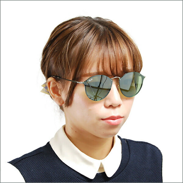 【オsusume価格】reiban sangurasu bureizu RB3574N 003/30 59 Ray-Ban ラウンド furattorenzu ミラー BLAZE ROUND HIGHSREET 伊达メガネ 眼镜