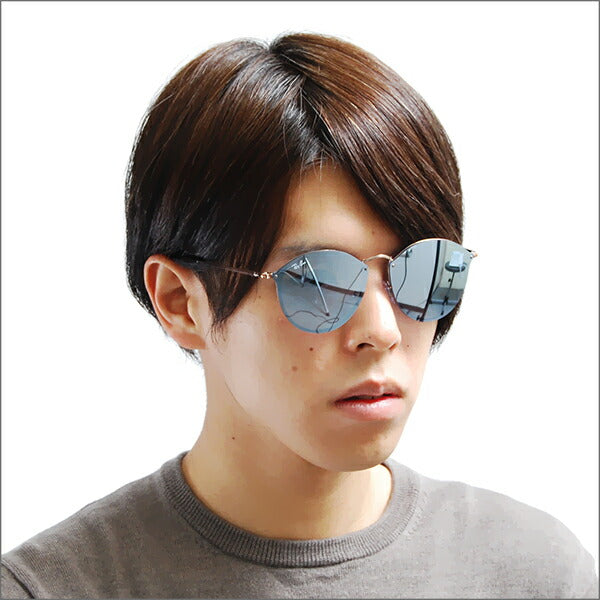 【オススメ価格】レイバン サングラス ブレイズ RB3574N 90351U 59 Ray-Ban ラウンド フラットレンズ ミラー BLAZE ROUND HIGHSTREET 伊達メガネ 眼鏡