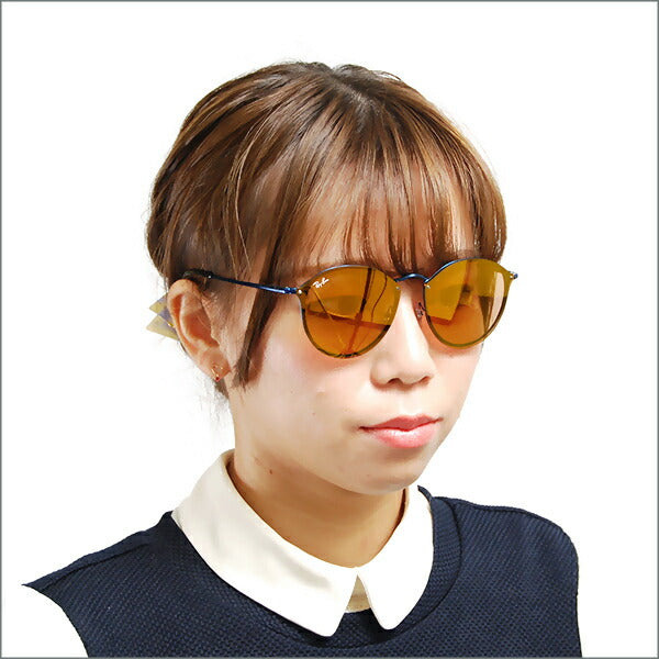 【オススメ価格】レイバン サングラス ブレイズ RB3574N 90387J 59 Ray-Ban ラウンド フラットレンズ ミラー BLAZE ROUND HIGHSTREET 伊達メガネ 眼鏡