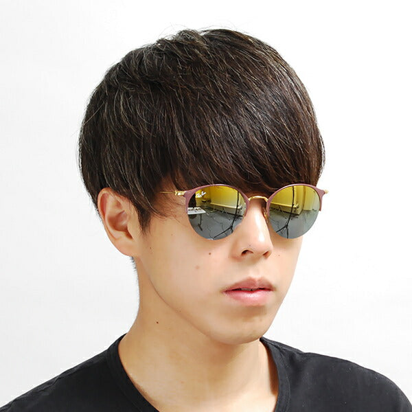 【オsusume価格】reiban サngurasu RB3578 9011A7 50 Ray-Ban reyban 纯正 renzu対応 ラウンド ミラー 伊达メガネ 眼镜