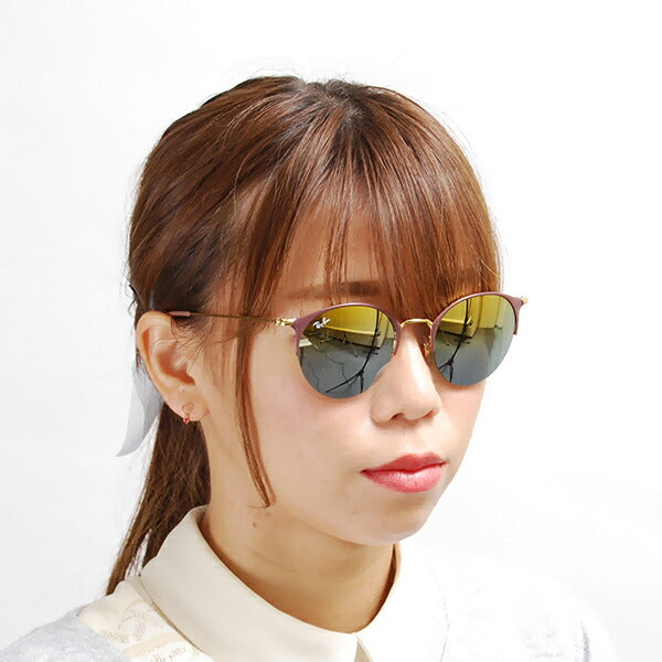 【オsusume価格】reiban サngurasu RB3578 9011A7 50 Ray-Ban reyban 纯正 renzu対応 ラウンド ミラー 伊达メガネ 眼镜