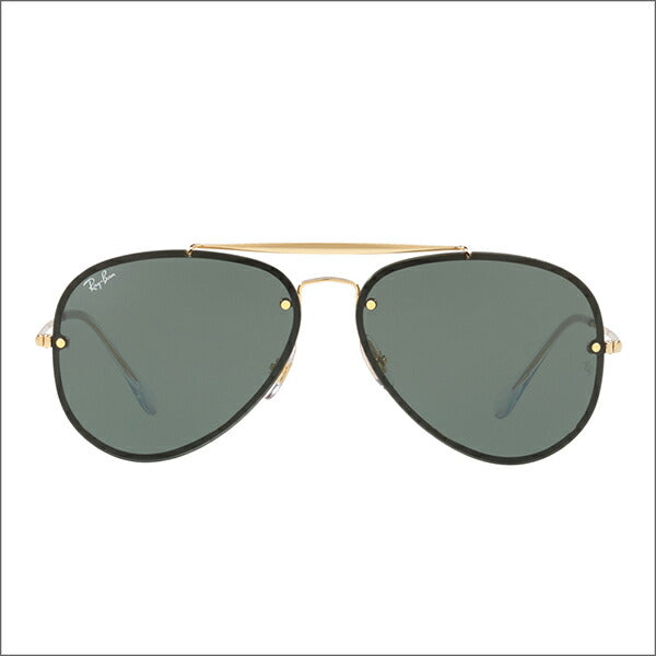 [Recommended Price] Ray-Ban Sunglasses Blaze RB3584N 905071 58 Ray-Ban Aviator Flat Lens Mirror Double Bridge BLAZE AVIATOR Fashion Glasses Eyeglasses 