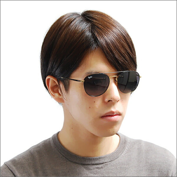 【オススメ価格】レイバン サングラス RB3589 90548G 55 Ray-Ban ダブルブリッジ ボストン ヤングスター YOUNGSTER 伊達メガネ 眼鏡