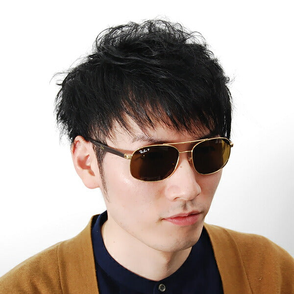 【オsusuメ価格】reiban sangurasu RB3593 001/83 58 Ray-Ban reyban 纯正renzu対応 sukuoea ダブルブurikジ 偏光 ACTIVE LIFESTYLE 伊达メガネ眼镜