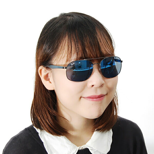 【オsusuメ価格】reiban sangurasu RB3593 004/55 58 Ray-Ban reyban 纯正renzu対応 sukuoea ダブルブurikji ミラー ACTIVE LIFESTYLE伊达メガネ眼镜