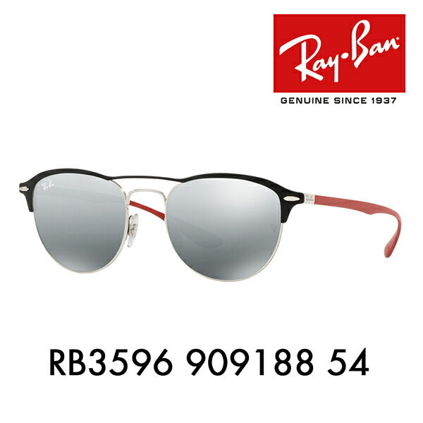 [Recommended Price] Ray-Ban Sunglasses RB3596 909188 54 Ray-Ban Compatible with Ray-Ban Genuine Lenses Double Bridge Light Force Tech Mirror LITEFORCE TRCH Fashion Glasses Eyeglasses 