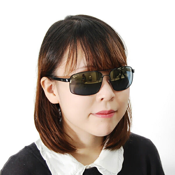 【オススメ価格】レイバン サングラス RB3604CH 002/J0 62 Ray-Ban クロマンス テック 偏光 ミラー スクエア ダブルブリッジ CHROMANCE TECH 伊達メガネ 眼鏡