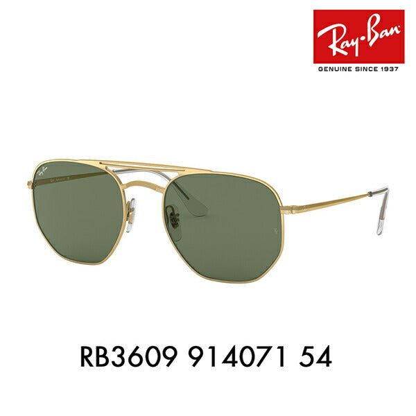 [Recommended Price] Ray-Ban Sunglasses RB3609 914071 54 Ray-Ban Hexagonal Metal Double Bridge Fashion Glasses Eyeglasses 