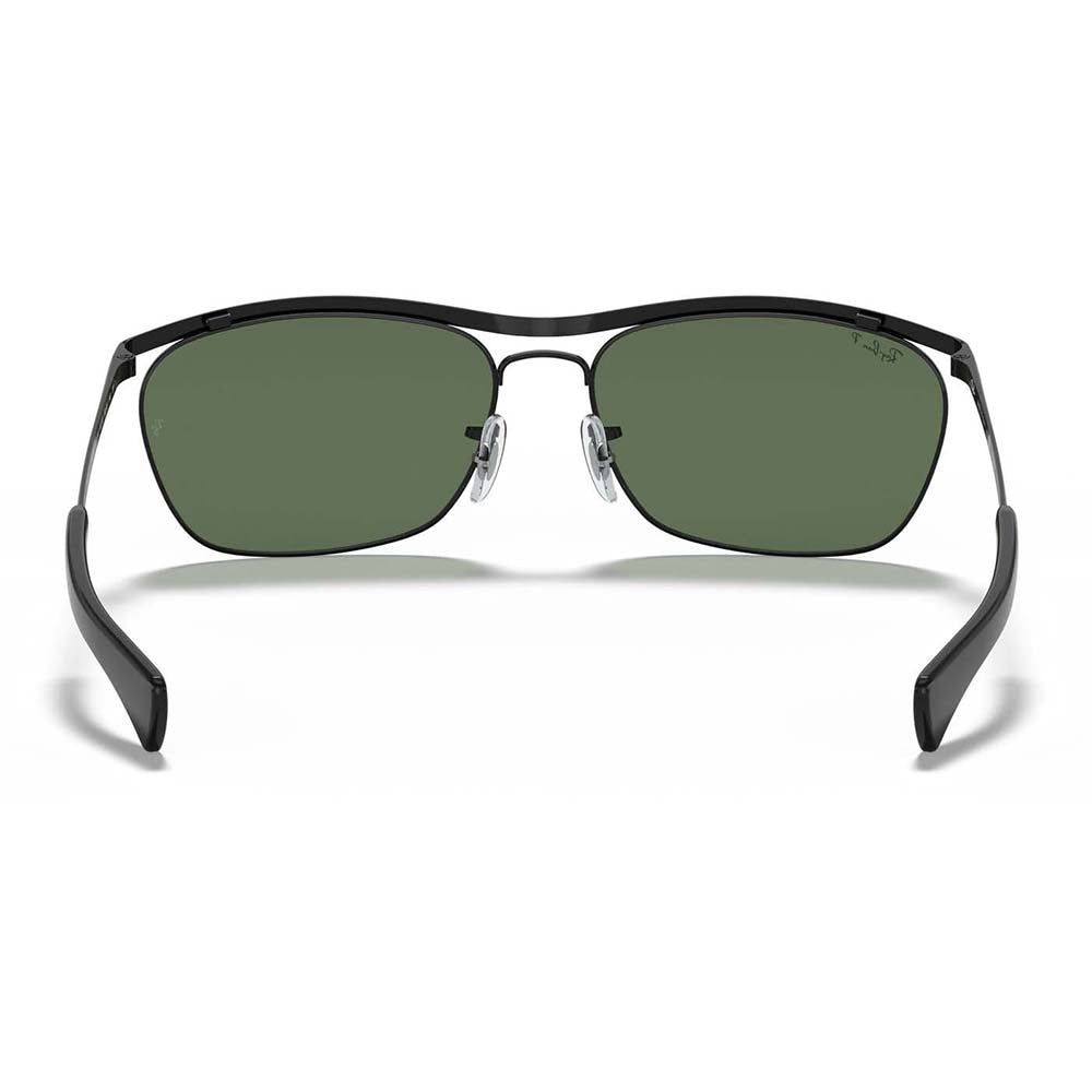 【正規品販売店】レイバン サングラス RB3619 002/58 60 Ray-Ban OLYMPIAN オリンピアン II デラックス メタル スクエア ダブルブリッジ 偏光レンズ ポラロイズド 伊達メガネ 眼鏡