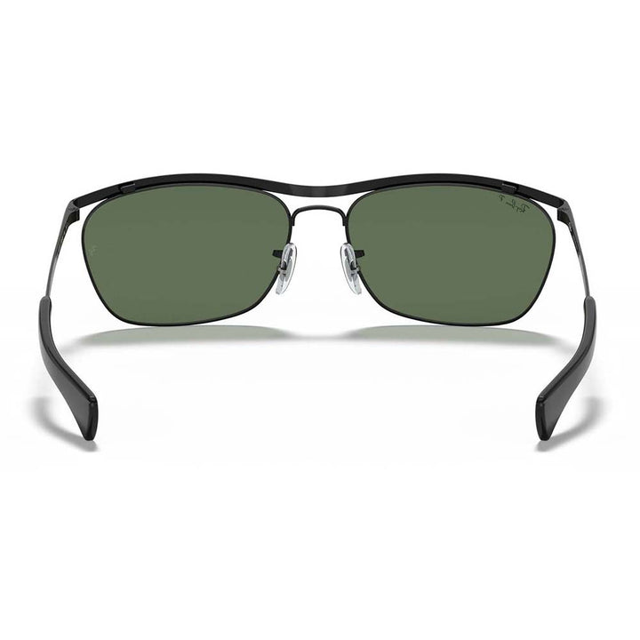 【正規品販売店】レイバン サングラス RB3619 002/58 60 Ray-Ban OLYMPIAN オリンピアン II デラックス メタル スクエア ダブルブリッジ 偏光レンズ ポラロイズド 伊達メガネ 眼鏡