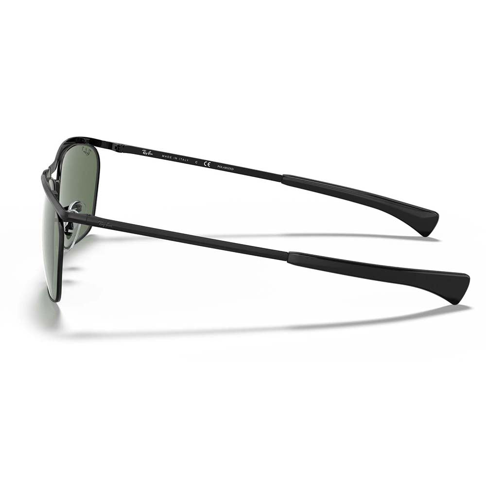 【正規品販売店】レイバン サングラス RB3619 002/58 60 Ray-Ban OLYMPIAN オリンピアン II デラックス メタル スクエア ダブルブリッジ 偏光レンズ ポラロイズド 伊達メガネ 眼鏡