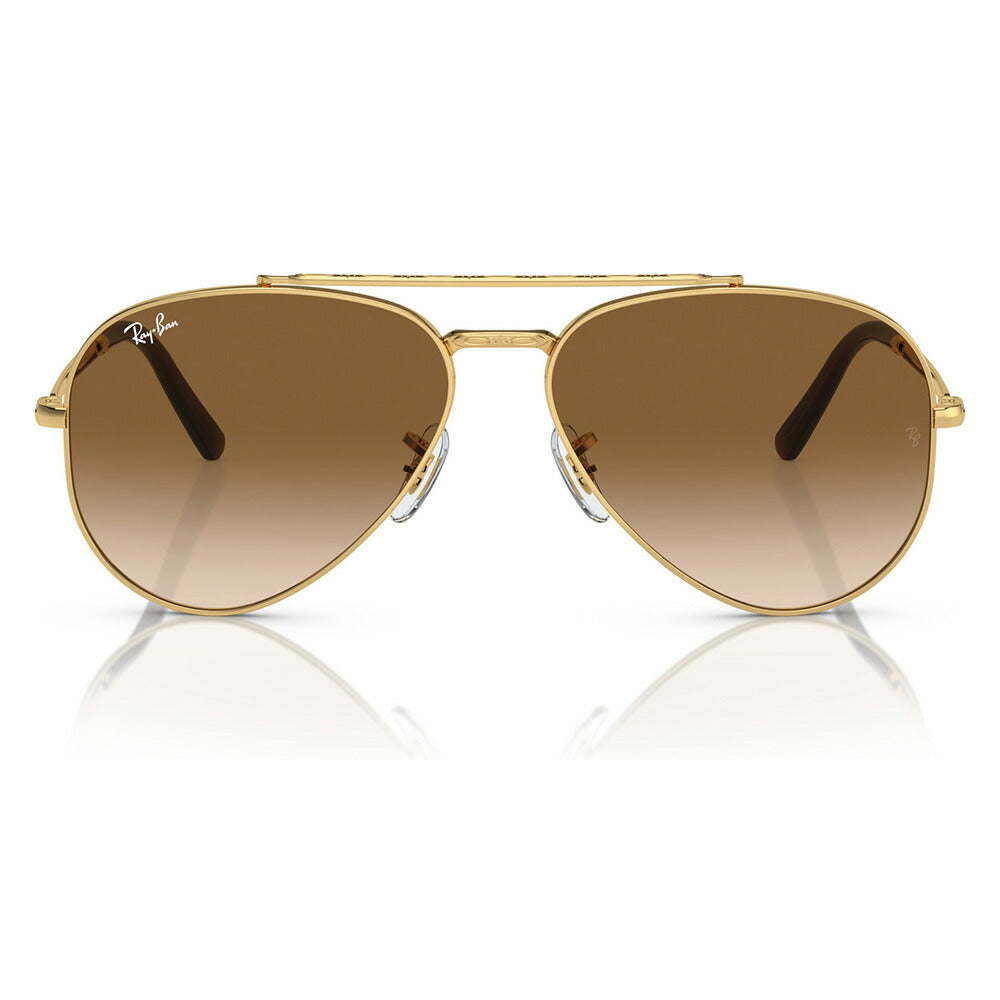 [Authorized Retailer] Ray-Ban Sunglasses RB3625 001/51 58 62 Ray-Ban Compatible with Ray-Ban Genuine Lenses NEW AVIATOR New Aviator Teardrop Men's Women's Stylish New Model Fashion Glasses Eyeglasses 