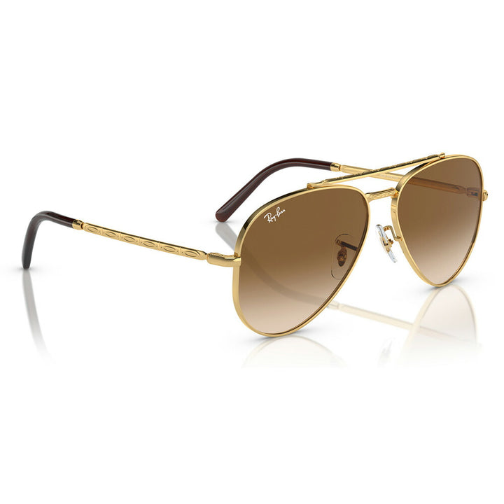 [Authorized Retailer] Ray-Ban Sunglasses RB3625 001/51 58 62 Ray-Ban Compatible with Ray-Ban Genuine Lenses NEW AVIATOR New Aviator Teardrop Men's Women's Stylish New Model Fashion Glasses Eyeglasses 