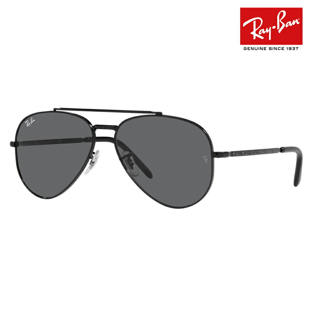 [Authorized Retailer] Ray-Ban Sunglasses RB3625 002/B1 55 58 62 Ray-Ban Compatible with Ray-Ban Genuine Lenses NEW AVIATOR Teardrop Men's Women's Stylish New Model Fashion Glasses Eyeglasses 