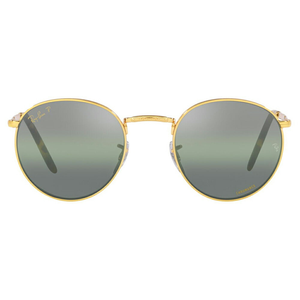 [Authorized Retailer] Ray-Ban Sunglasses RB3637 9196G4 47 50 53 Ray-Ban Compatible with Ray-Ban Genuine Lenses NEW ROUND New Round Round Glasses Metal Men's Women's Stylish New Model Chromance Lenses Polarized Lenses Polaroid Fashion Glasses Eyeglasses 