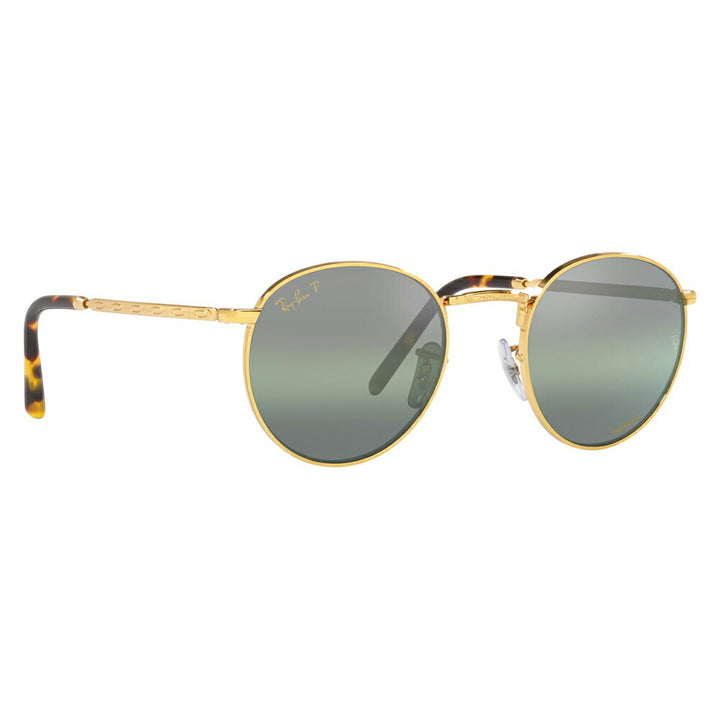 [Authorized Retailer] Ray-Ban Sunglasses RB3637 9196G4 47 50 53 Ray-Ban Compatible with Ray-Ban Genuine Lenses NEW ROUND New Round Round Glasses Metal Men's Women's Stylish New Model Chromance Lenses Polarized Lenses Polaroid Fashion Glasses Eyeglasses 