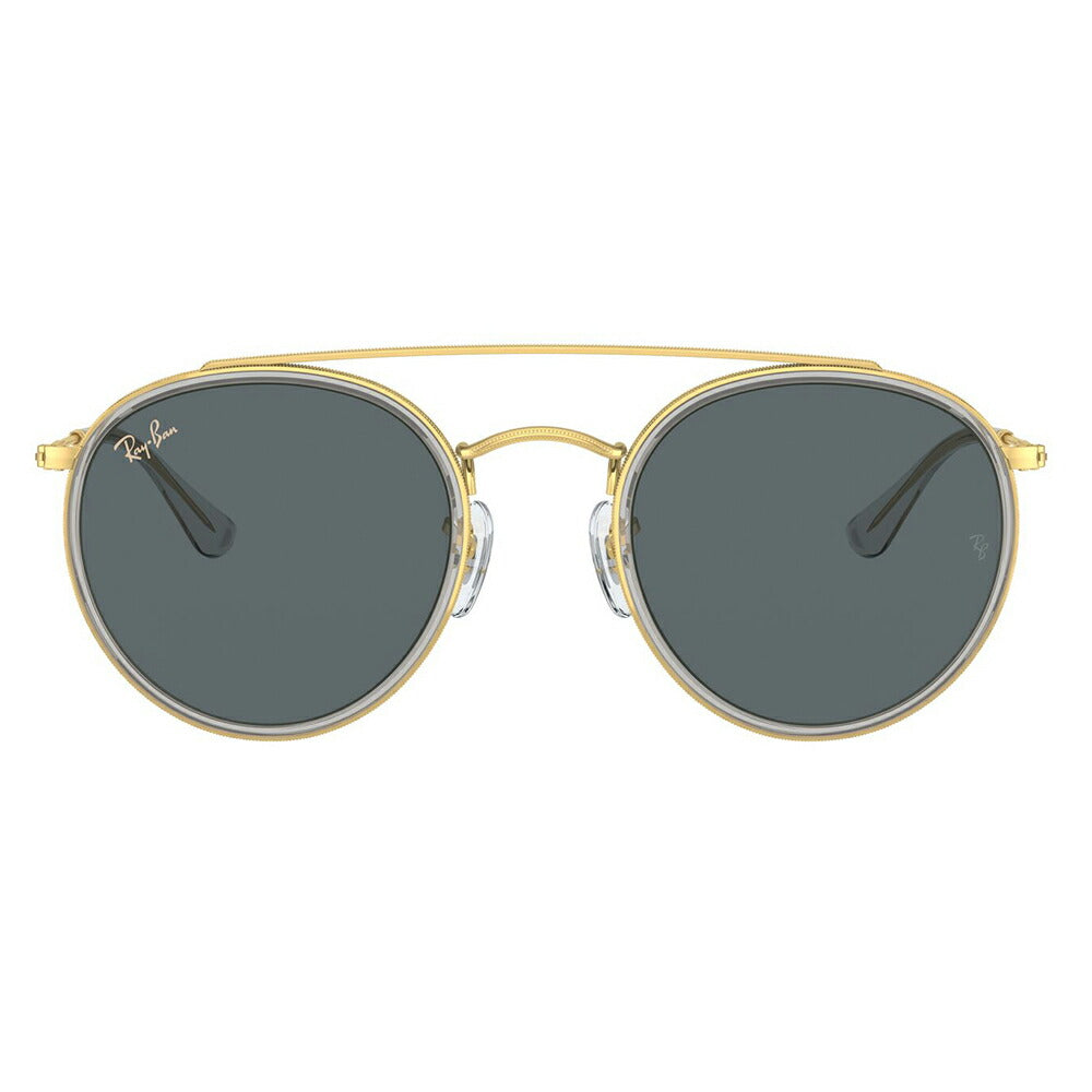 [Recommended Price] Ray-Ban Sunglasses RB3647N 9210R5 51 Ray-Ban Icon Round Metal Double Bridge Flat Lens Mirror ICONS Fashion Glasses Eyeglasses 