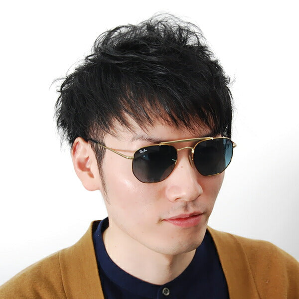 【オススメ価格】レイバン サングラス RB3648 91023M 54 Ray-Ban マーシャル ダブルブリッジ ヘキサゴナル THE MARSHAL