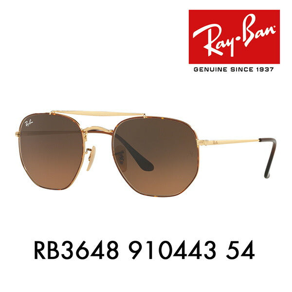 【オsusume価格】reiban sangurasu RB3648 910443 54 Ray-Ban マーシャル ダブルブ里吉 ヘキサゴナル THE MARSHAL 