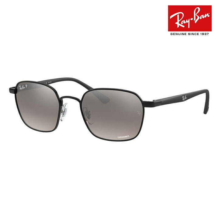 【オススメ価格】レイバンサングラス RB3664CH 002/5J 50 Ray-Ban スクエア メタル 偏光 クロマンス 伊達メガネ 眼鏡