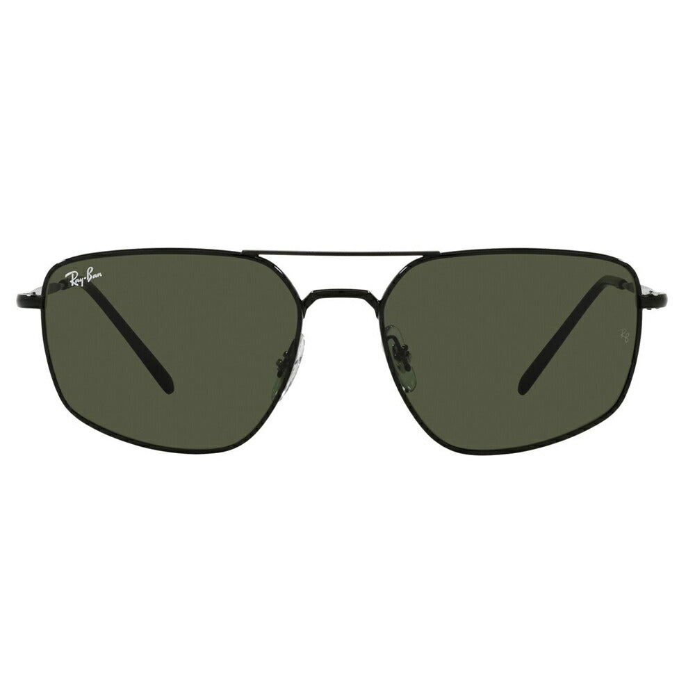 【オススメ価格】レイバン サングラス ブレイズ RB3666 002/31 56 Ray-Ban ダブルブリッジ メタル スクエア 伊達メガネ 眼鏡