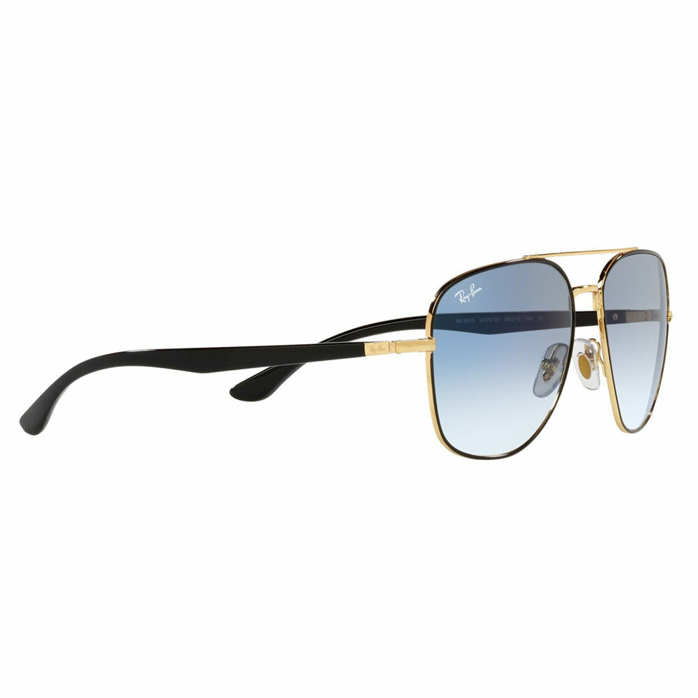 [Authorized Retailer] Ray-Ban Sunglasses RB3683 90003F 56 Ray-Ban Double Bridge Square Metal Glasses Compatible with Genuine Ray-Ban Lenses 