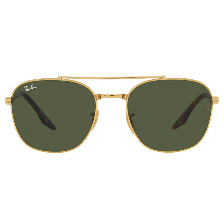 【正規品販売店】レイバン サングラス RB3688 001/31 55 58 Ray-Ban レイバン純正レンズ対応 ダブルブリッジ ラウンド ティアドロップ メタル メンズ レディース おしゃれ newmodel 伊達メガネ 眼鏡