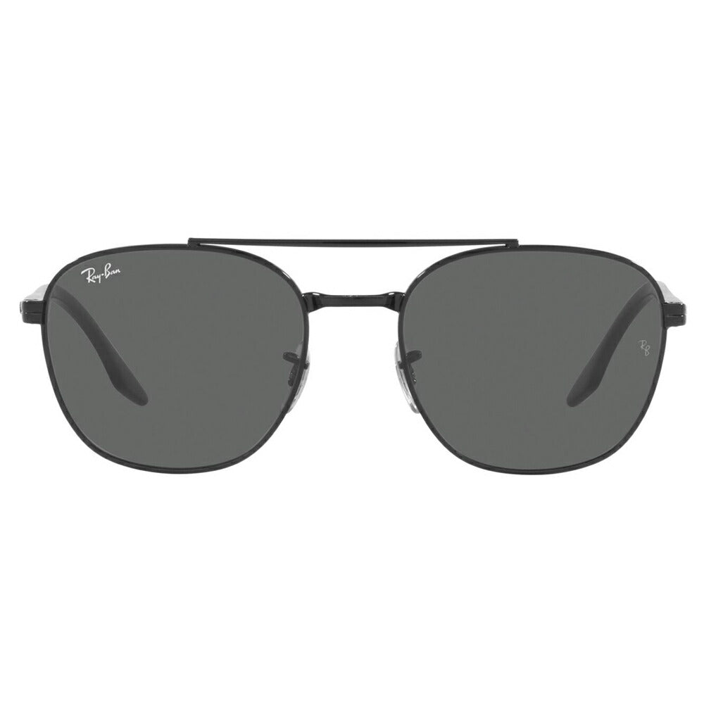 [Authorized Retailer] Ray-Ban Sunglasses RB3688 002/B1 55 58 Ray-Ban Compatible with Ray-Ban Genuine Lenses Double Bridge Round Teardrop Metal Men's Women's Stylish New Model Fashion Glasses Eyeglasses 