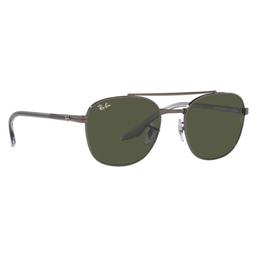 [Authorized Retailer] Ray-Ban Sunglasses RB3688 004/31 55 58 Ray-Ban Compatible with Ray-Ban Genuine Lenses Double Bridge Round Teardrop Metal Men's Women's Stylish New Model Fashion Glasses Eyeglasses 