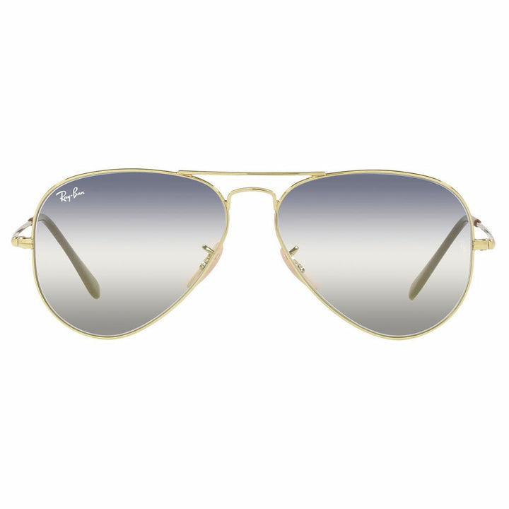 [Authorized Retailer] Ray-Ban Sunglasses RB3689 001/GF 58 62 Ray-Ban Compatible with Ray-Ban Genuine Lenses AVIATOR METAL II Aviator Metal 2 Teardrop Fashion Glasses Eyeglasses 