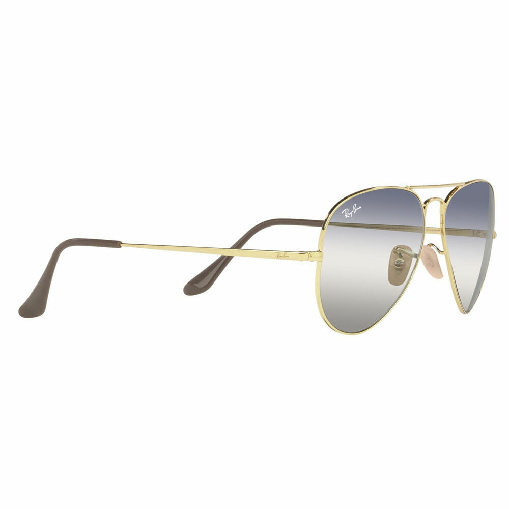 [Authorized Retailer] Ray-Ban Sunglasses RB3689 001/GF 58 62 Ray-Ban Compatible with Ray-Ban Genuine Lenses AVIATOR METAL II Aviator Metal 2 Teardrop Fashion Glasses Eyeglasses 