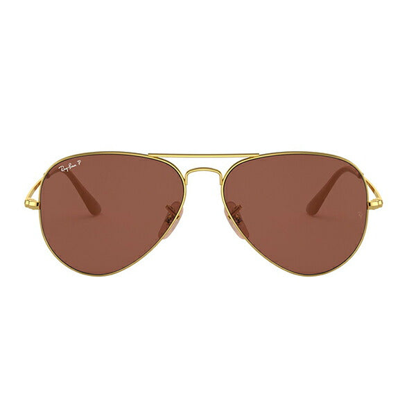 [Recommended Price] Ray-Ban Sunglasses RB3689 9064AF 58 Ray-Ban Aviator Metal AVIATOR METAL II Two-Bridge Polarized Fashion Glasses Eyeglasses 