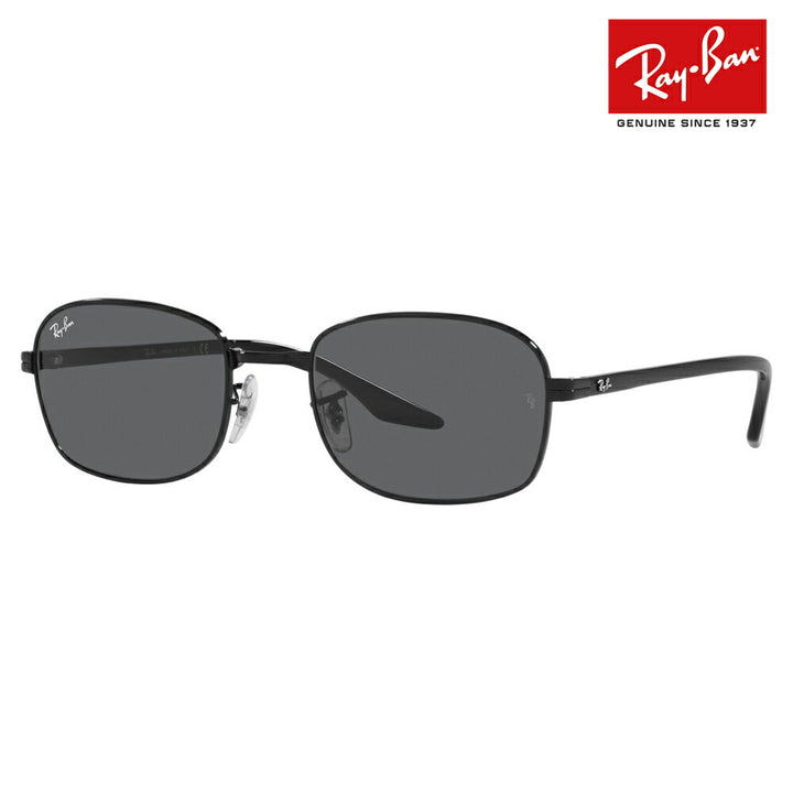 [Recommended Price] Ray-Ban Sunglasses RB3690 002/B1 54 Ray-Ban Square Metal Glass Lens 