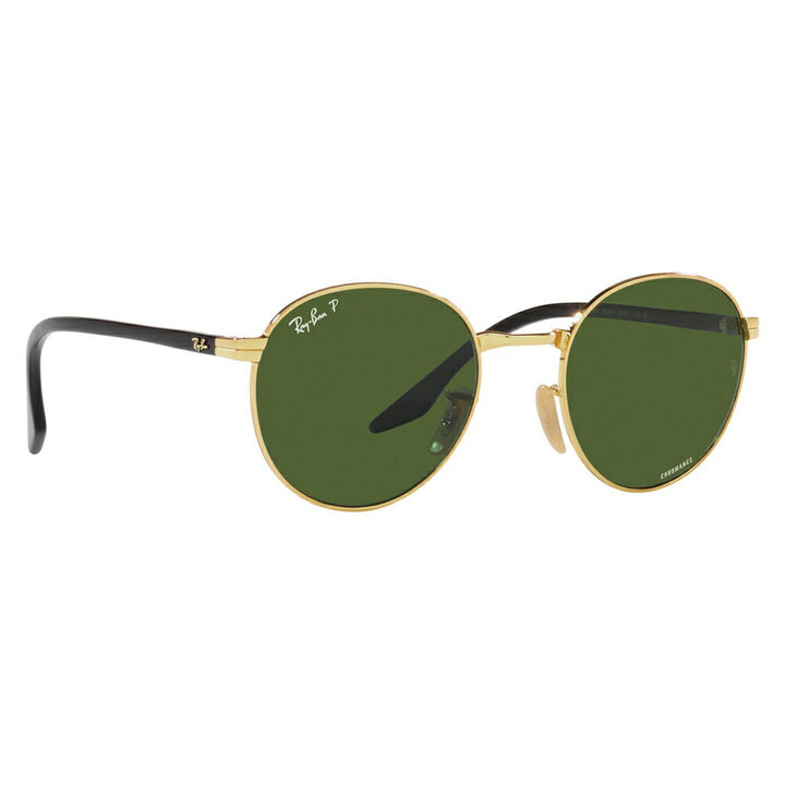 【正規品販売店】レイバン サングラス RB3691 001/P1 48 51 Ray-Ban レイバン純正レンズ対応 ラウンド メタル ガラスレンズ ポラライズド 偏光レンズ 伊達メガネ 眼鏡